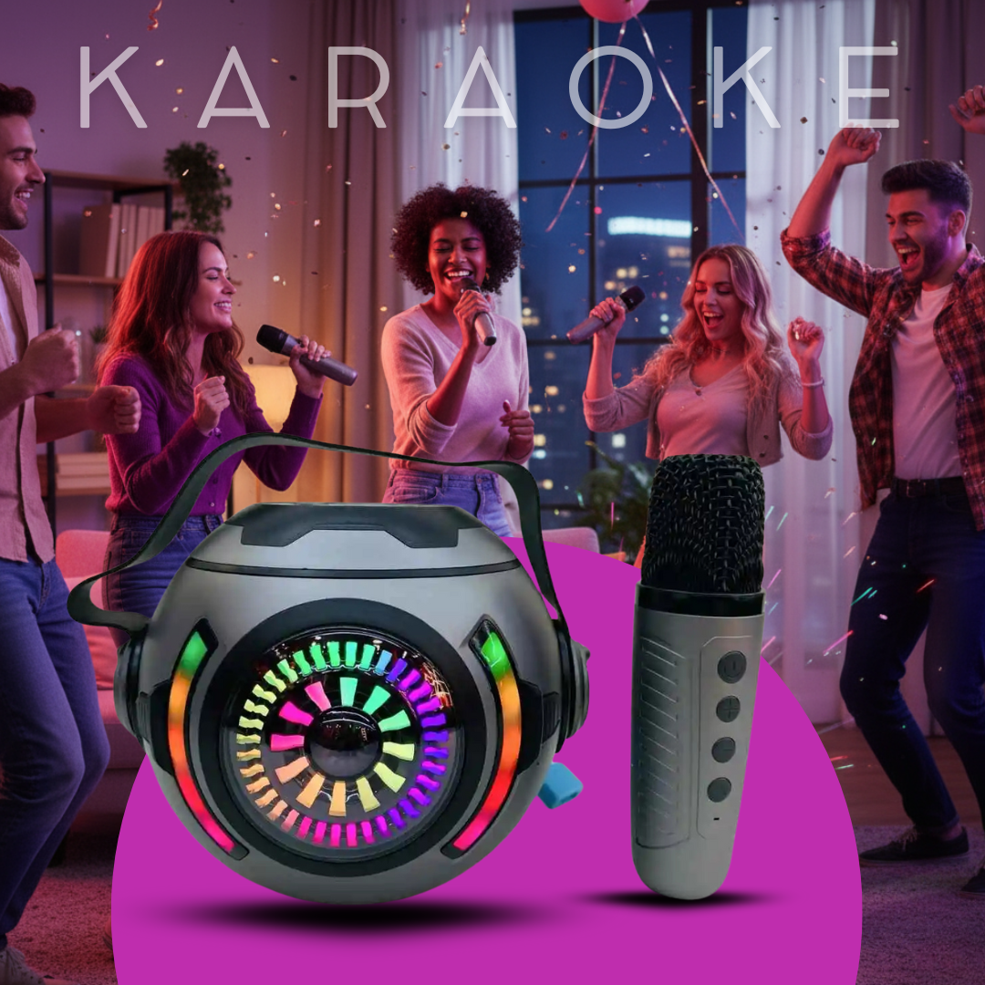 Mini Parlante Con Karaoke  KM-V33 FX
