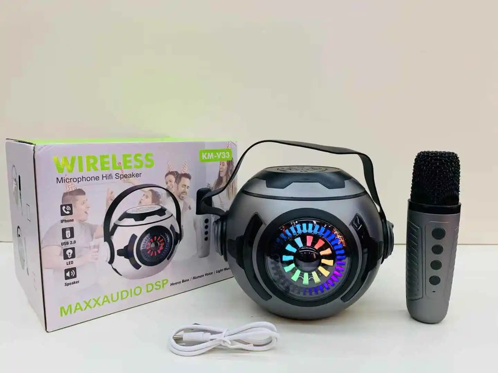 Mini Parlante Con Karaoke  KM-V33 FX